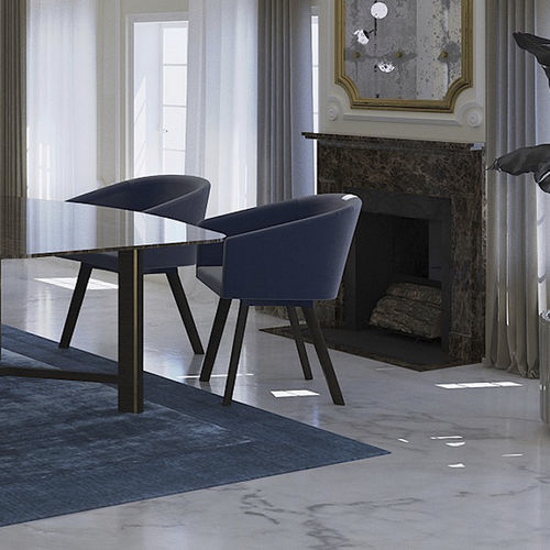 Contemporary dining chair - KIKI - Scandal Home Couture - indoor / velvet / upholstered