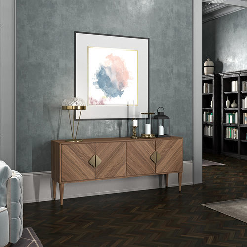 Contemporary sideboard - INTRIGUE - Scandal Home Couture - wooden / with swing doors / 4-legged
