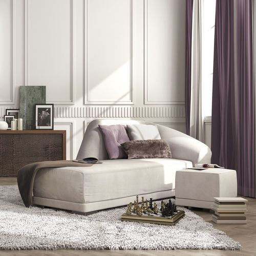 Contemporary daybed - BILBAO - Scandal Home Couture - leather / fabric / wooden base