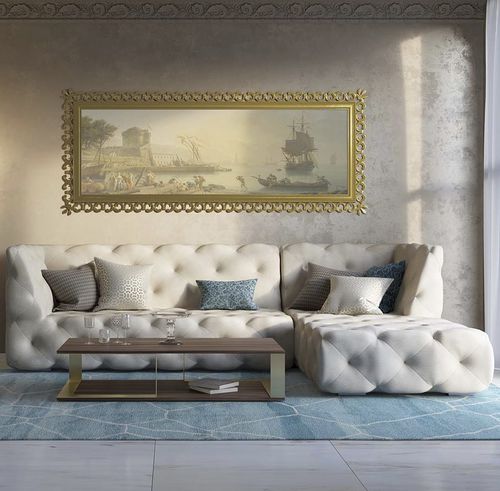 Modular sofa - VENERE - Scandal Home Couture - Chesterfield / velvet / silk