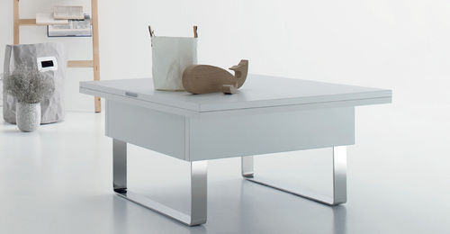 Contemporary table - PICCOLO - Sedit - wooden / square / transformable