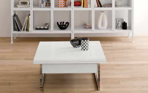 Contemporary table - TRENDY QUADRATO  - Sedit - metal / square / rectangular