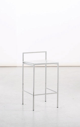 Contemporary bar stool - JULY MAX - Sedit - metal base / white