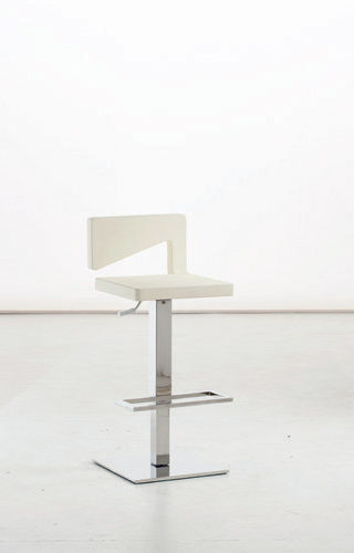 Contemporary bar chair - THESIS AIR - Sedit - metal / central base / home