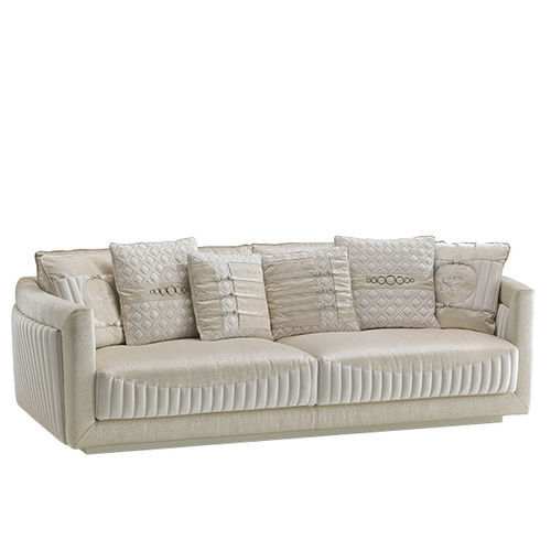 Contemporary sofa - Show - Siwa Soft Style Home - fabric / beige / solid wood