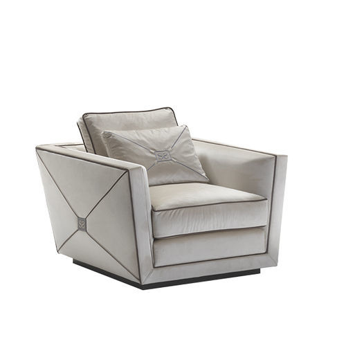 Contemporary armchair - Extrò - Siwa Soft Style Home - fabric / solid wood / plywood