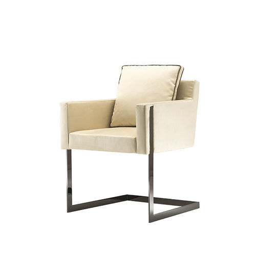 Contemporary chair - Versus - Siwa Soft Style Home - indoor / fabric / chromed metal base
