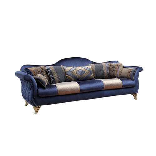 Classic sofa - Lady Glamour - Siwa Soft Style Home - fabric / with armrests / with removable cushion