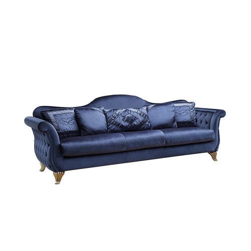 Classic sofa - Lady Soft - Siwa Soft Style Home - fabric / with armrests / with removable cushion