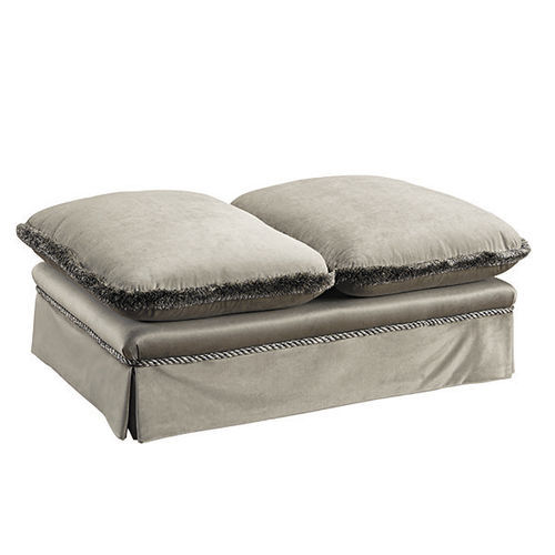 Contemporary upholstered bench - William - Siwa Soft Style Home - fabric / with removable cushion / Made in Italy
