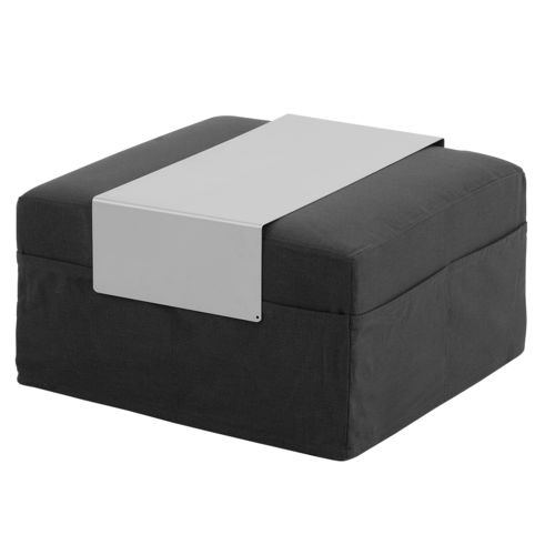 Contemporary pouf - TRIO - SOFTLINE - fabric / square / modular