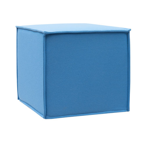 Contemporary pouf - SPACE - SOFTLINE - fabric / foam / square
