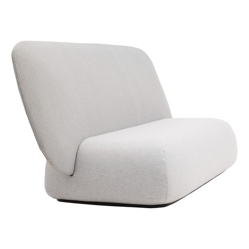 Contemporary sofa - HALO - SOFTLINE - fabric / without armrests / customizable color