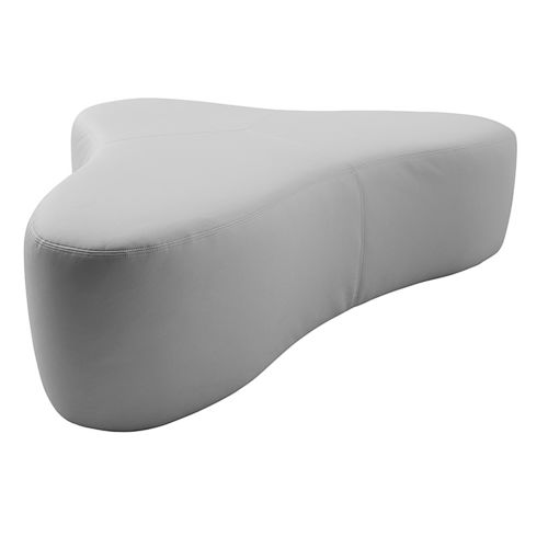 Contemporary pouf - CHAT - SOFTLINE - fabric / triangular / modular