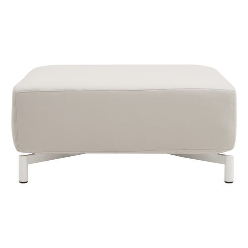 Contemporary ottoman - PLANET - SOFTLINE - fabric / square / with removable cover