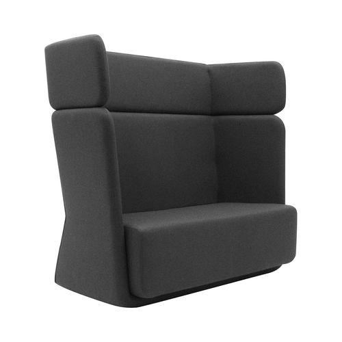 Contemporary sofa - BASKET - SOFTLINE - fabric / with removable cover / high-back