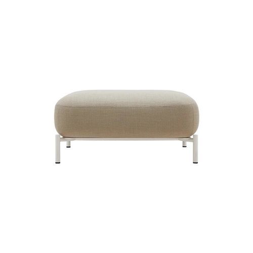 Minimalist design ottoman - CLUB POUF - SOFTLINE - steel / square / modular