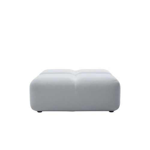 Contemporary pouf - CHOCO QUATRO - SOFTLINE - fabric / textile / square