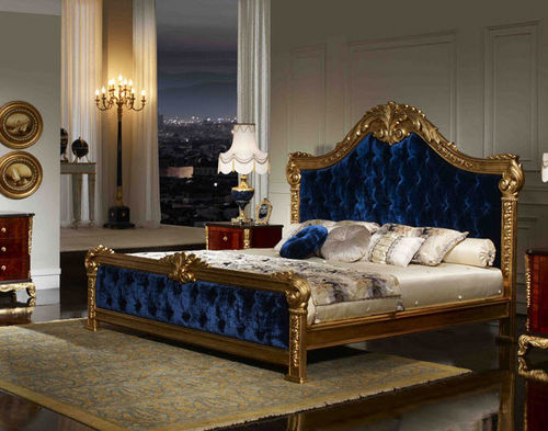 Double bed - Soher - New Baroque design / fabric