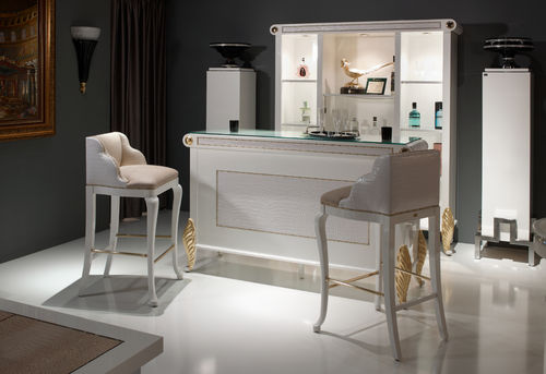 New Baroque design bar cabinet - 09E - Soher - lacquered wood