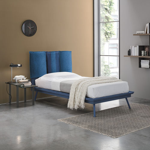 Single bed - SANTORINI - Target Point - contemporary / upholstered / with headboard