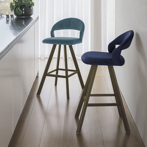 Contemporary bar chair - DENVER PLUS - Target Point - indoor / water-repellent fabric / PVC-coated fabric