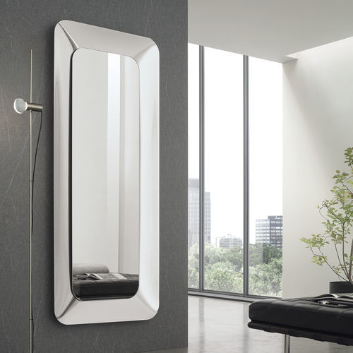 Wall-mounted mirror - ANUBI 190 - Target Point - contemporary / rectangular / curved glass