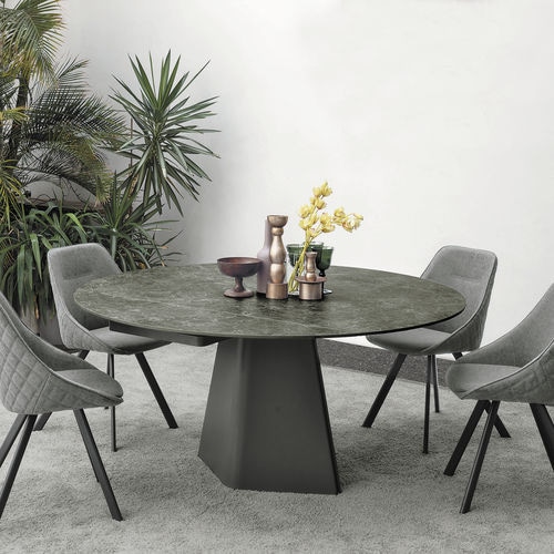 Contemporary table - TAY - Target Point - porcelain stoneware / painted ...