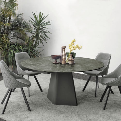 Contemporary table - TAY - Target Point - porcelain stoneware / painted ...