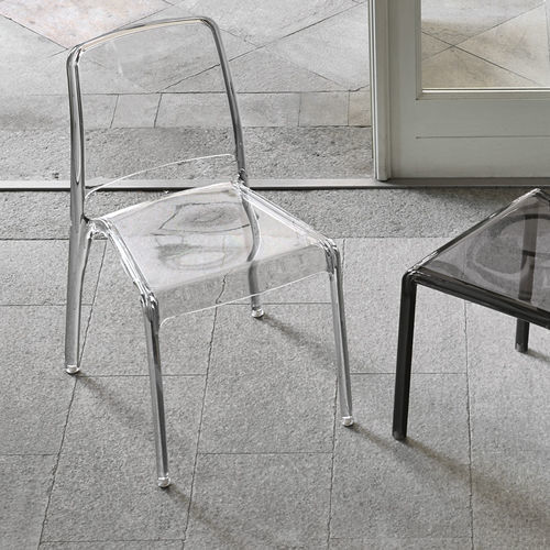 Contemporary chair - FUTURA - Target Point - indoor / polycarbonate / polycarbonate base