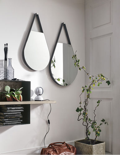 Wall-mounted mirror - DROPS - Target Point - hanging / contemporary / metal