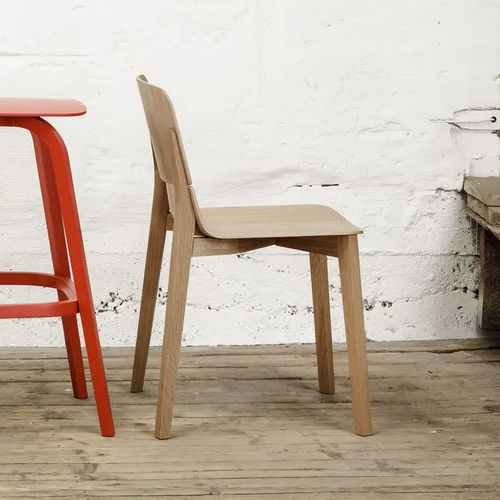 Contemporary dining chair - Leaf  - TON a.s. - indoor / oak / beech