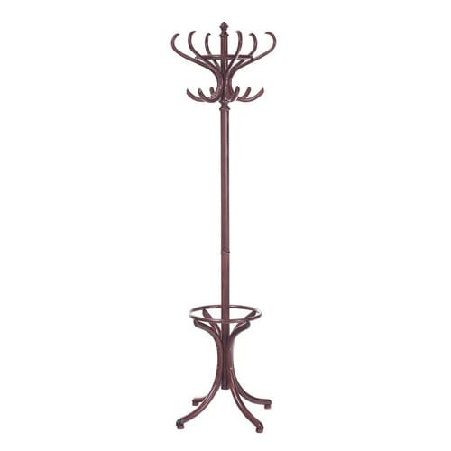 Floor coat rack - Stand by 015 - TON a.s. - traditional / beech / blue