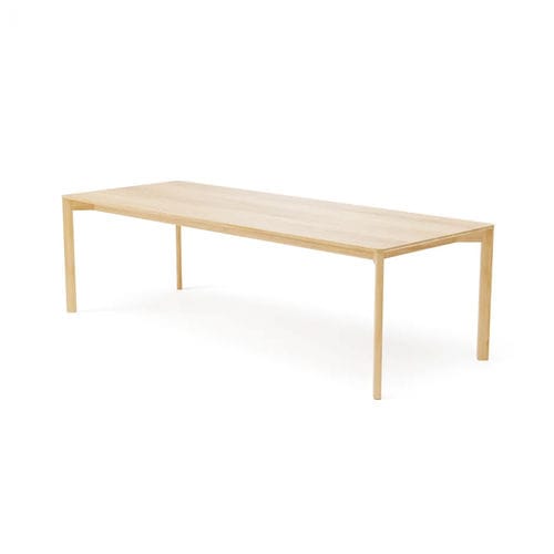 Contemporary dining table - Lasu 409 - TON a.s. - oak / beech / oak base