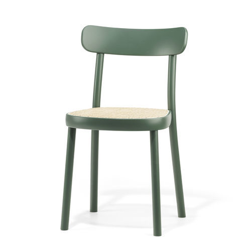 Contemporary dining chair - La Zitta - TON a.s. - indoor / beech / beech base