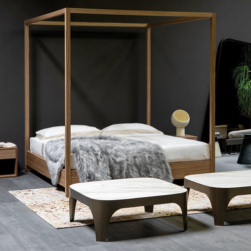 Canopy bed - HAVANA - Tonin Casa - double / contemporary / customizable