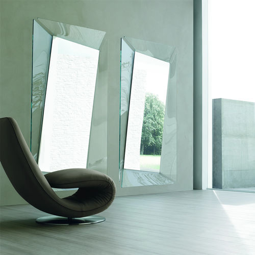 Wall-mounted mirror - CALLAS  - Tonin Casa - contemporary / rectangular / curved glass