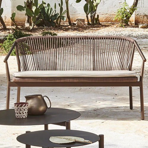 Contemporary sofa - SMART - Varaschin - garden / patio / beach