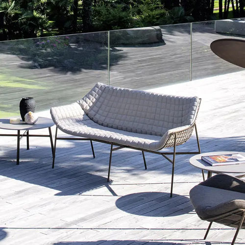 Contemporary sofa - SUMMER SET - Varaschin - garden / patio / water-repellent fabric
