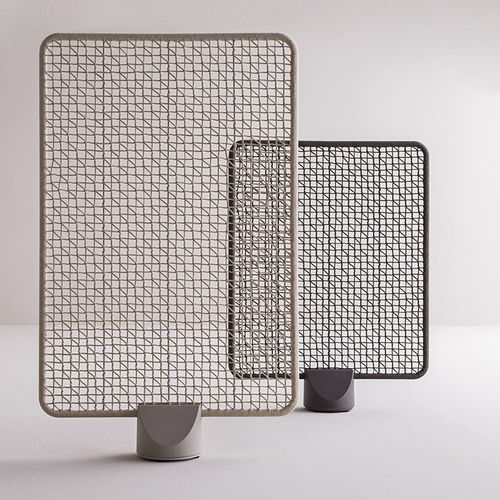 Outdoor room divider EMMA Varaschin aluminum / cement / synthetic