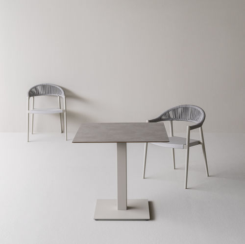 Steel table base - TIGHT - Varaschin - contemporary / for high bar tables / commercial