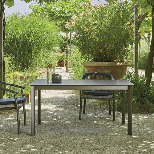 Extending table - System - Varaschin - contemporary / HPL / aluminum base