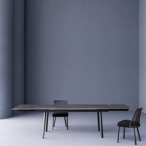 Extending table - Emma  - Varaschin - contemporary / HPL / ceramic