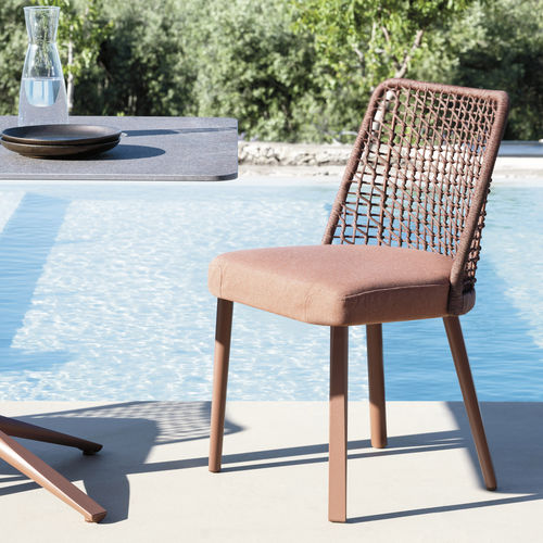 Contemporary chair - EMMA - Varaschin - indoor / patio / poolside