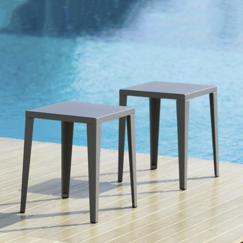 Traditional stool - SK151 - Vermobil - metal base / garden