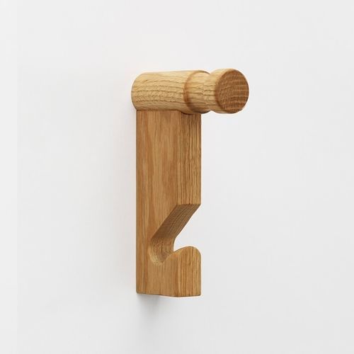 Contemporary coat hook - Frank - Zilio A&C - oak / double