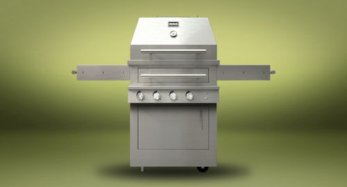 Multi-fuel barbecue - K500HT - KALAMAZOO OUTDOOR GOURMET - on casters / metal