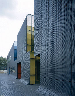 Panel cladding - DUCTAL® - Betsinor - fiber-reinforced concrete / 3D / metal look