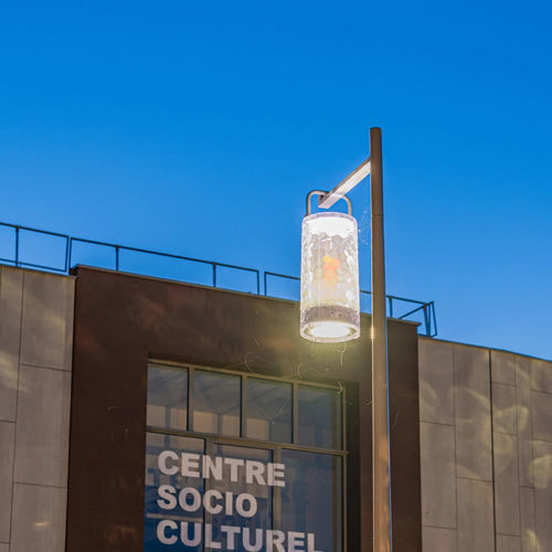Urban lamp post - LEIZA - Eclatec - contemporary / polycarbonate / aluminum
