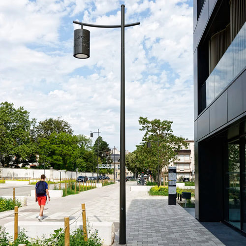 Urban lamp post - ORNA - Eclatec - contemporary / PMMA / polycarbonate